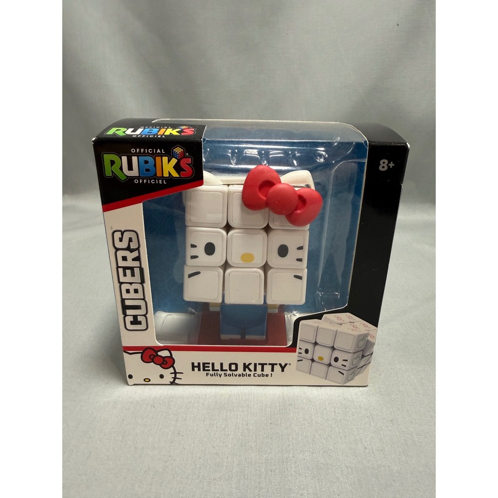 Hello Kitty Rubiks Cube Cubers Solvable Puzzle Sanrio Kawaii 3x3 Collectible NIB
